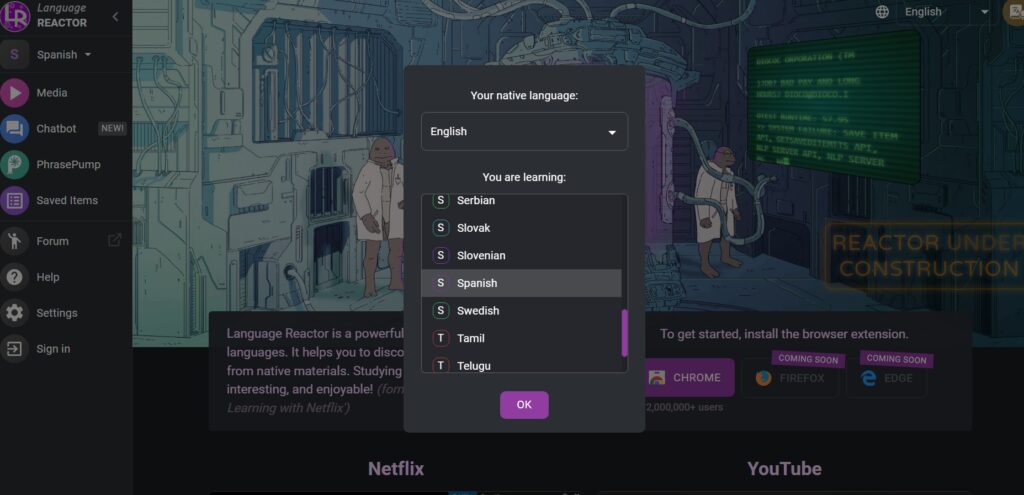 10+ AI For Language Learning Apps - Language Reactor