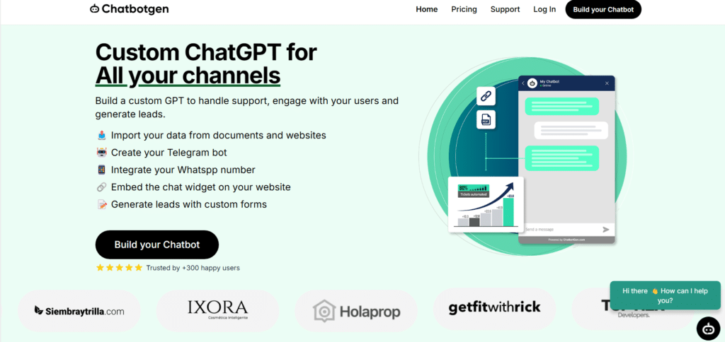 10 POWEREFULL AI CHATBOT BUILDER