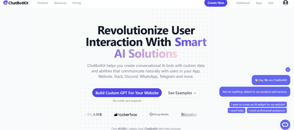 10 POWEREFULL AI CHATBOT BUILDER