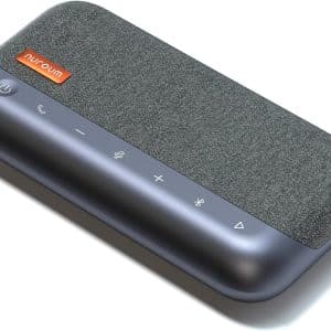 Nuroum A35 Wireless Bluetooth Speakerphone, AI-Powered Noise Cancelling, 32kHZ 13ft Voice Pickup/Daisy Chain Portable Speaker Compatible with Zoom/Teams/Google Meet