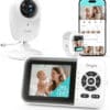 Simyke AI-powered Dual Mode Baby Monitor: 1080p Video APP